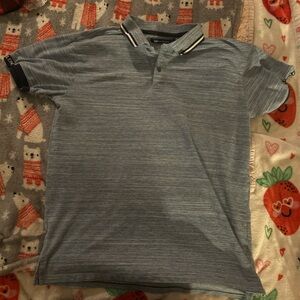 Calvin Klein Jeans Heather Gray Polo Shirt